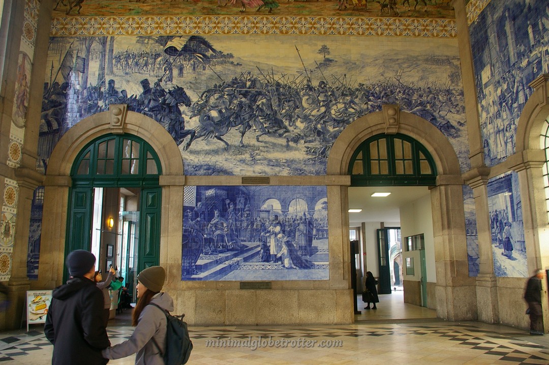 Particolare Stazione São Bento a Porto