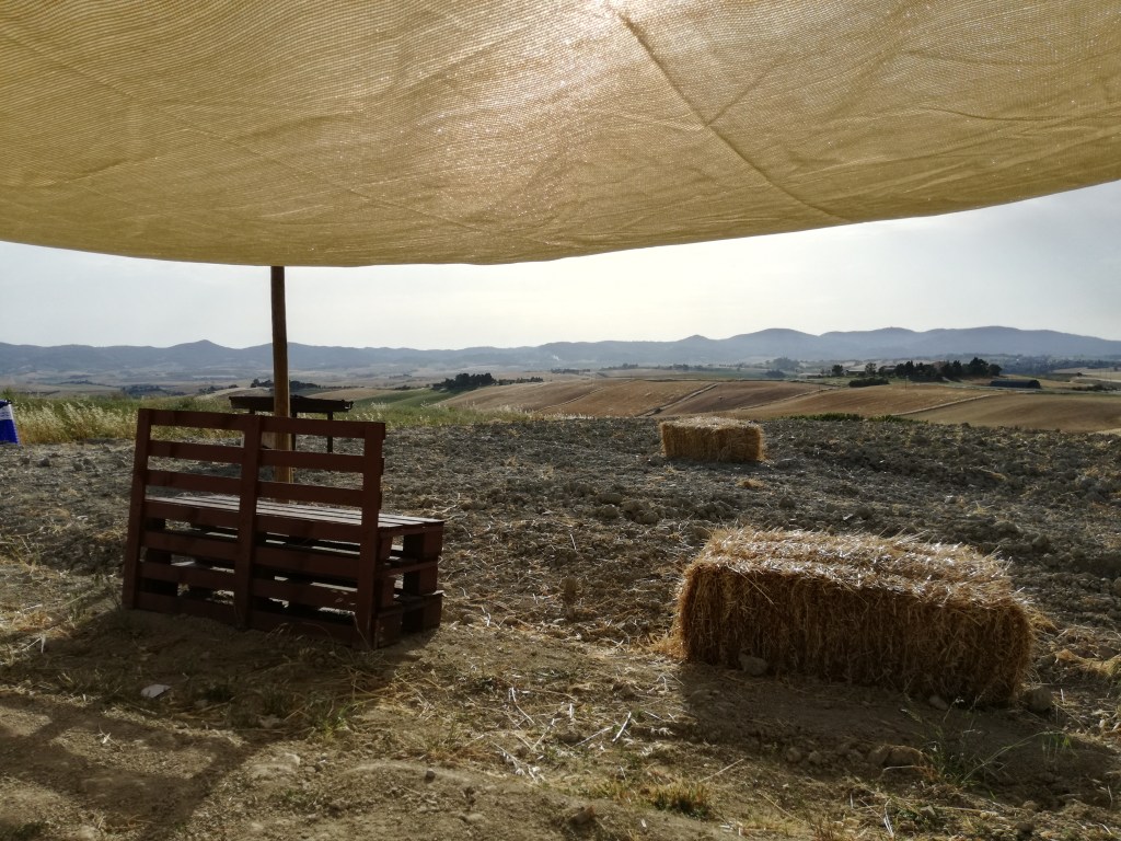 Scorcio delle colline a Pieve Santa Luce