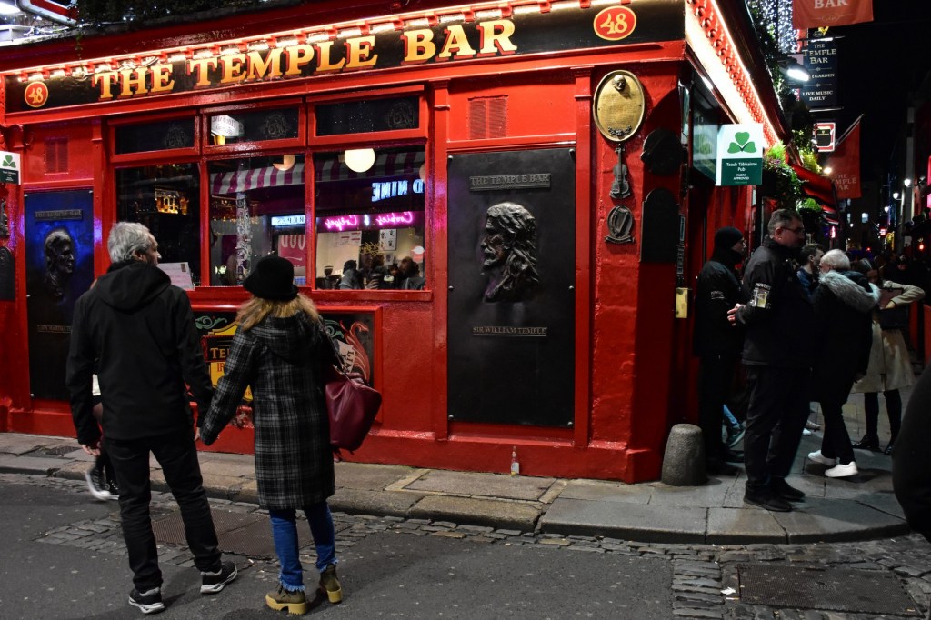 scorcio del quartiere di Temple bar