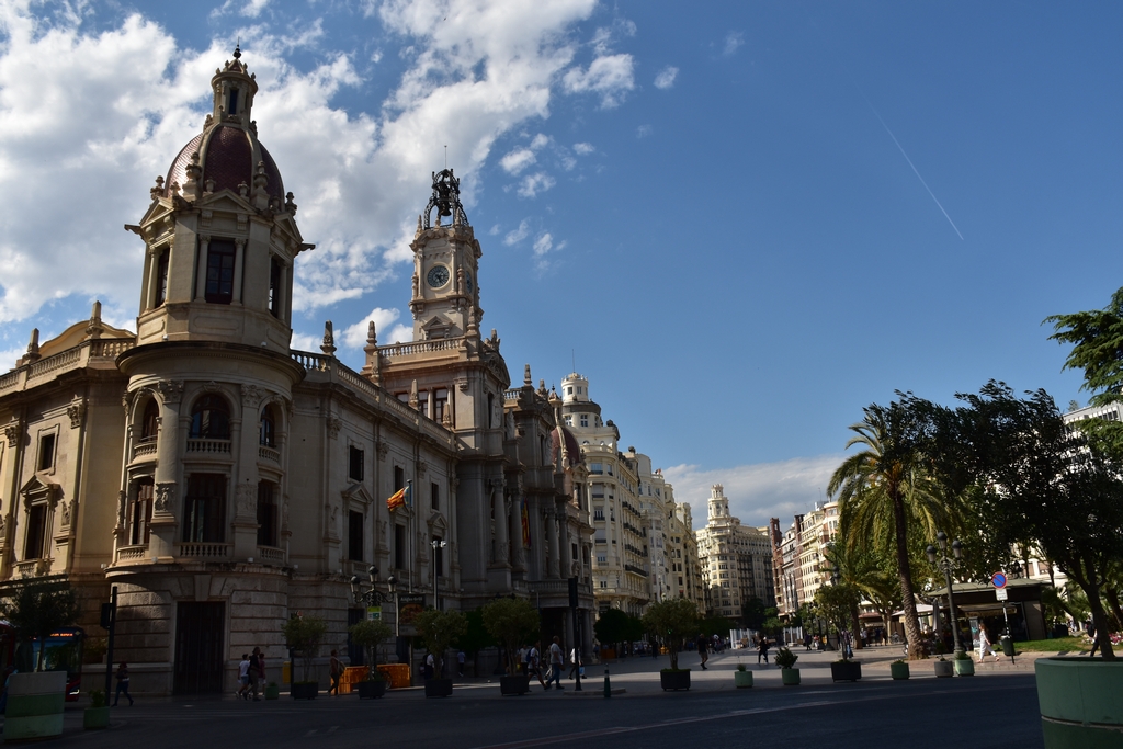 Plaza del Ayuntamiento Panoramica della Plaza del Ayuntamiento