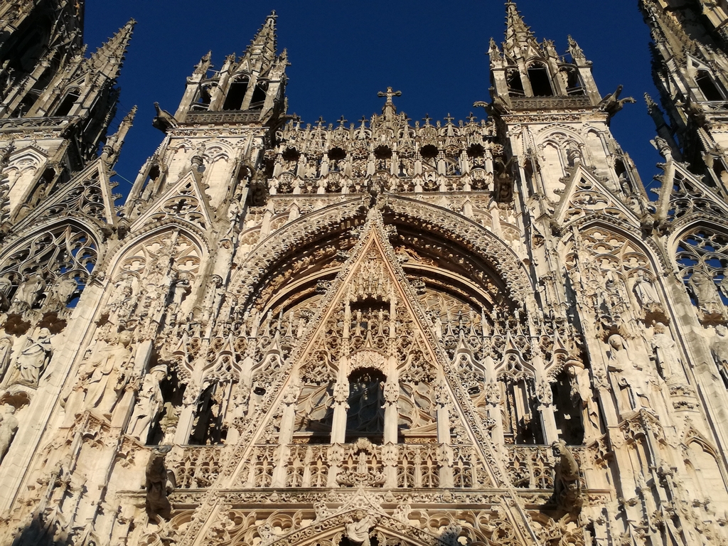 Facciata della cattedrale di Rouen